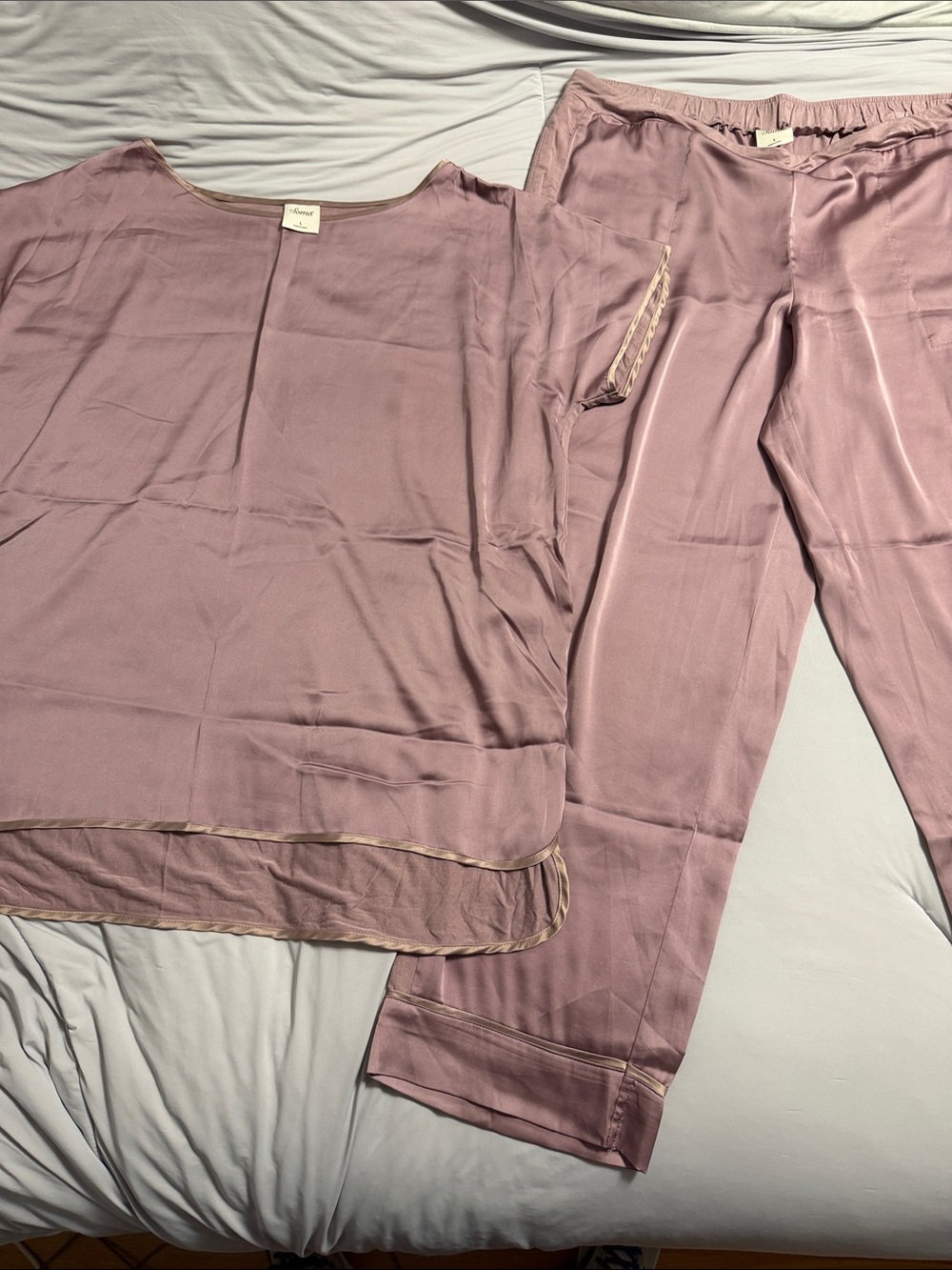 Soma size L Silky Mauve Two-Piece Lounge Set